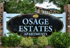 Osage Estates front sign